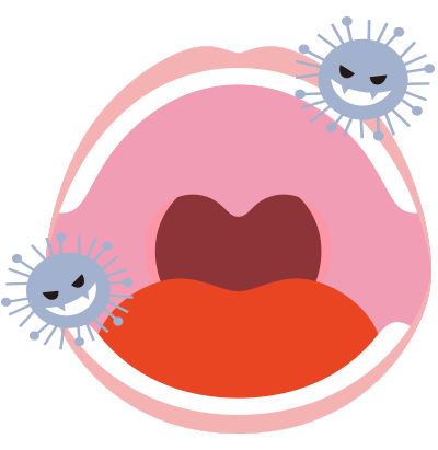 お口の中の細菌